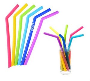 In the Present Promotional Products Silicone Straw Sets